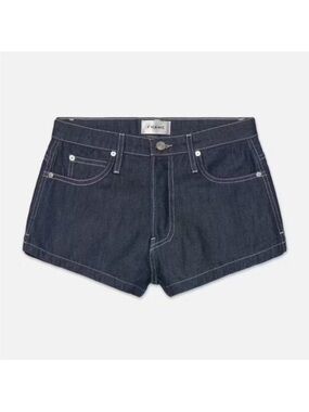 Frame Denim Dark Indigo Cutoff Jean Shorts